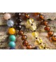 Amber teething necklace - Gemstone - White quartz